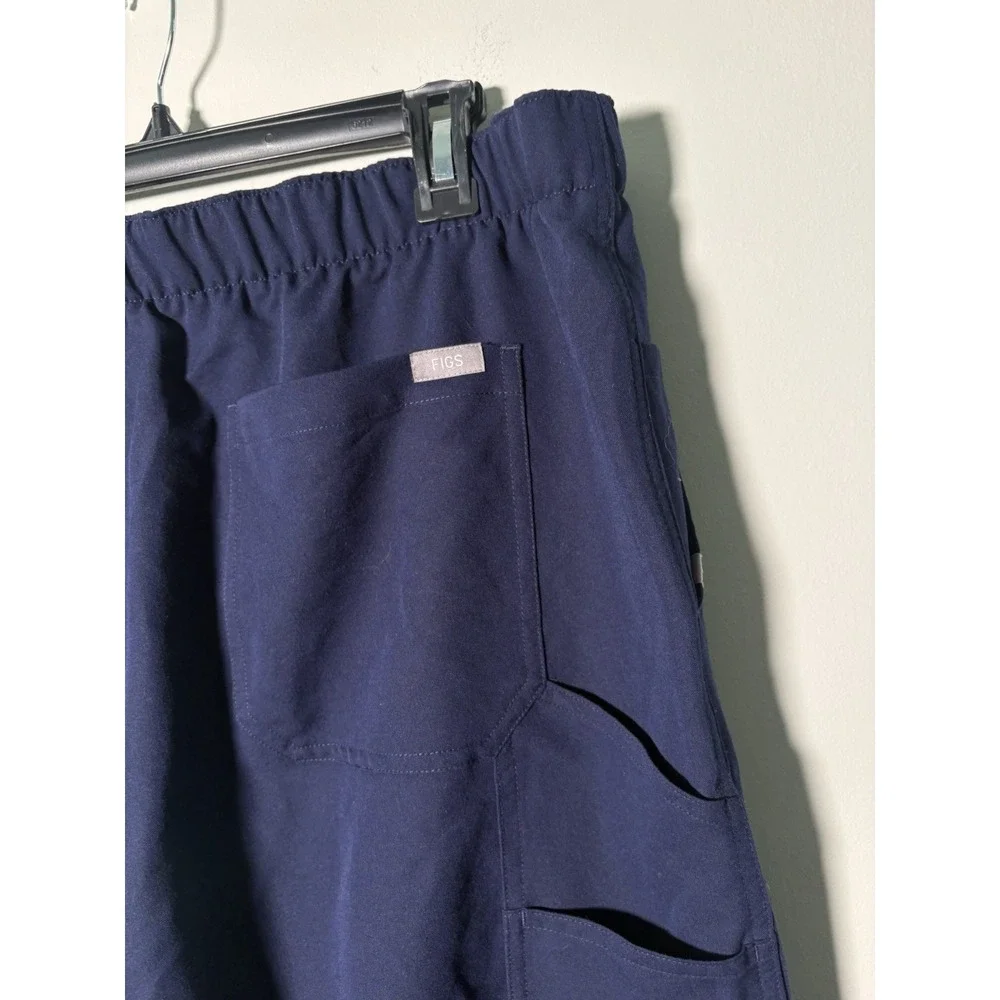FIGS Halcott Relaxed Straight Leg Men's Scrub Pants 2XL Regular Navy Blue New